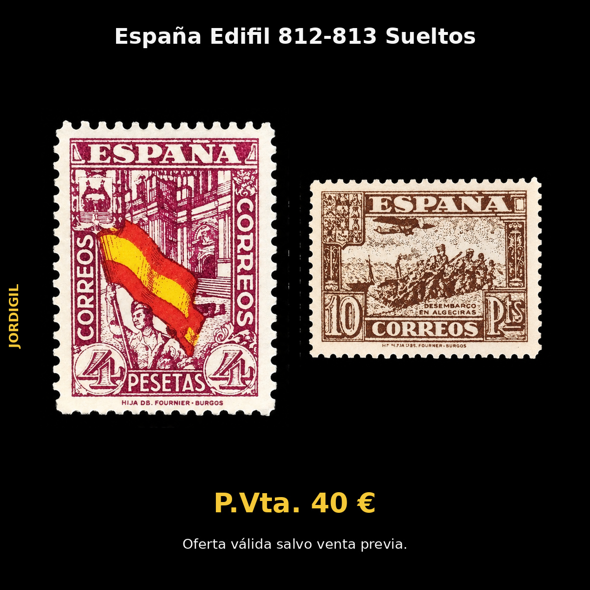 España · Edifil 812-813